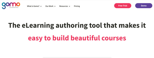 Instructional design authoring tool - Gomo