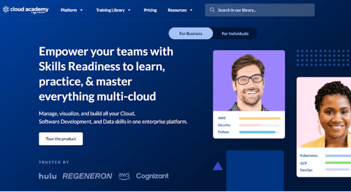 Training software for small business - Cloud Academy