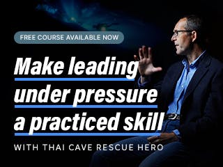 Leading under pressure Free course available now