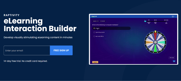 Rapid elearning development tool - Raptivity