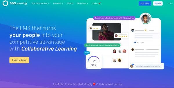  Social learning management system - 360Learning