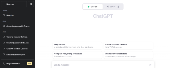  AI tools list for training - ChatGPT