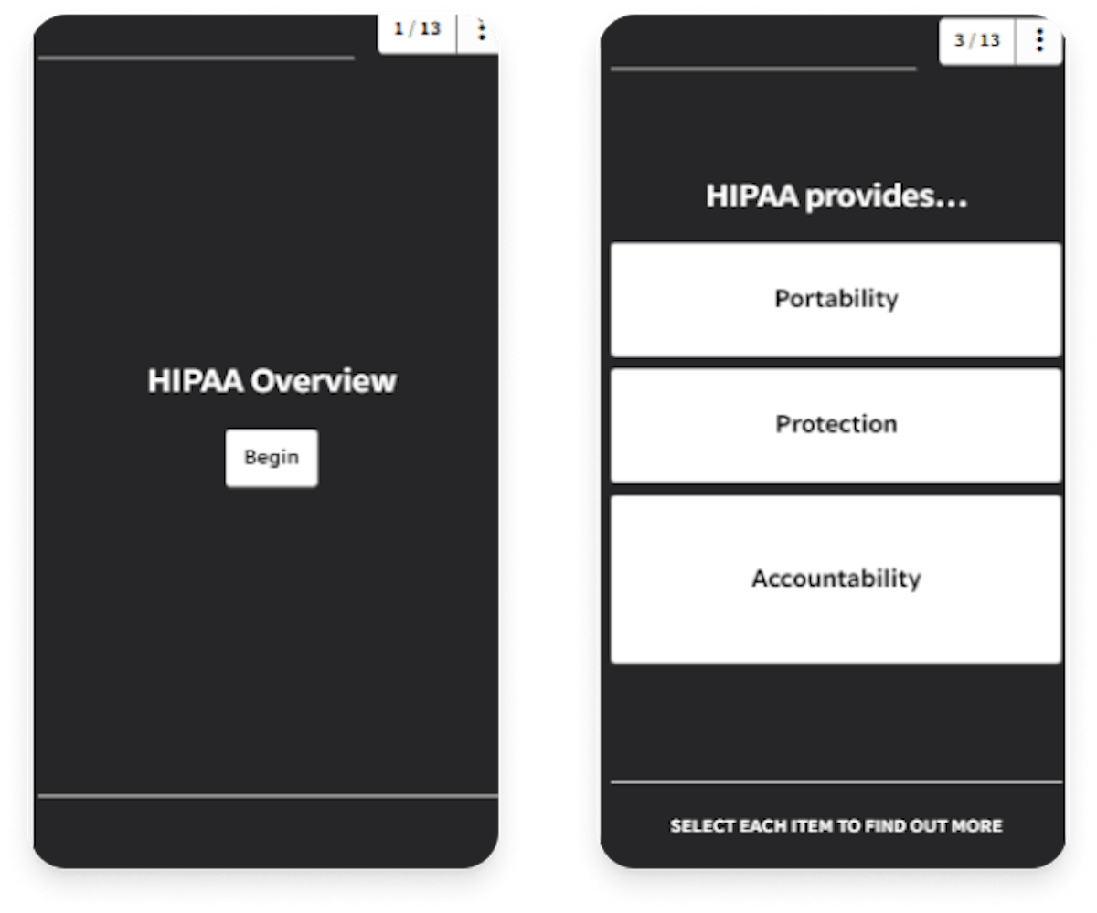 Examples of training manuals - HIPAA Training Manual