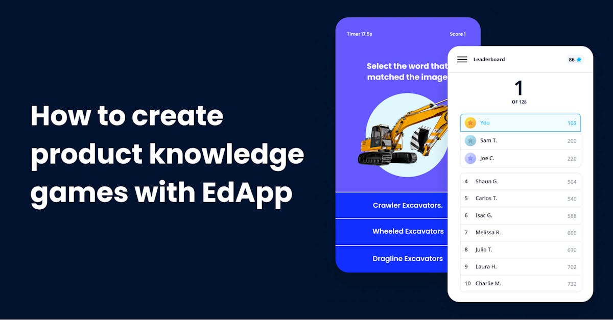 How to Create Product Knowledge Games with EdApp