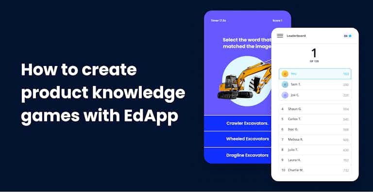 How to Create Product Knowledge Games with SC Training (formerly EdApp)