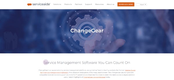 Change management tool - ChangeGear