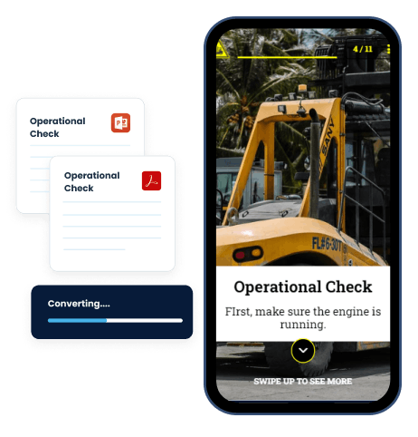 Free Forklift Training Manual - SC Training (formerly EdApp) convert to microlearning courses