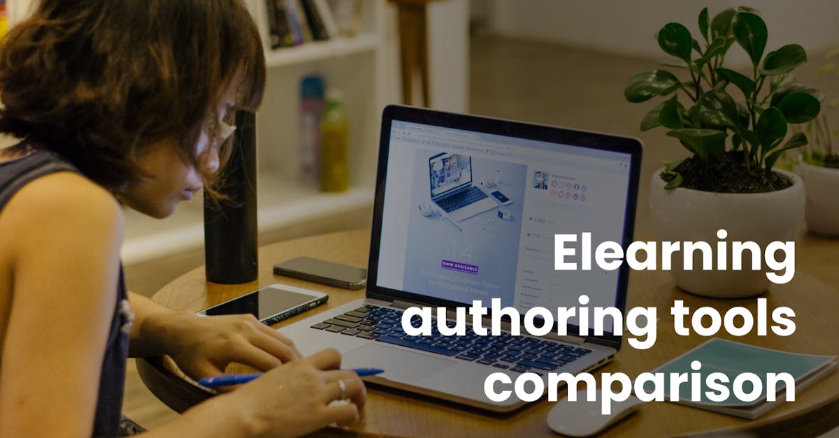 Elearning authoring tools comparison