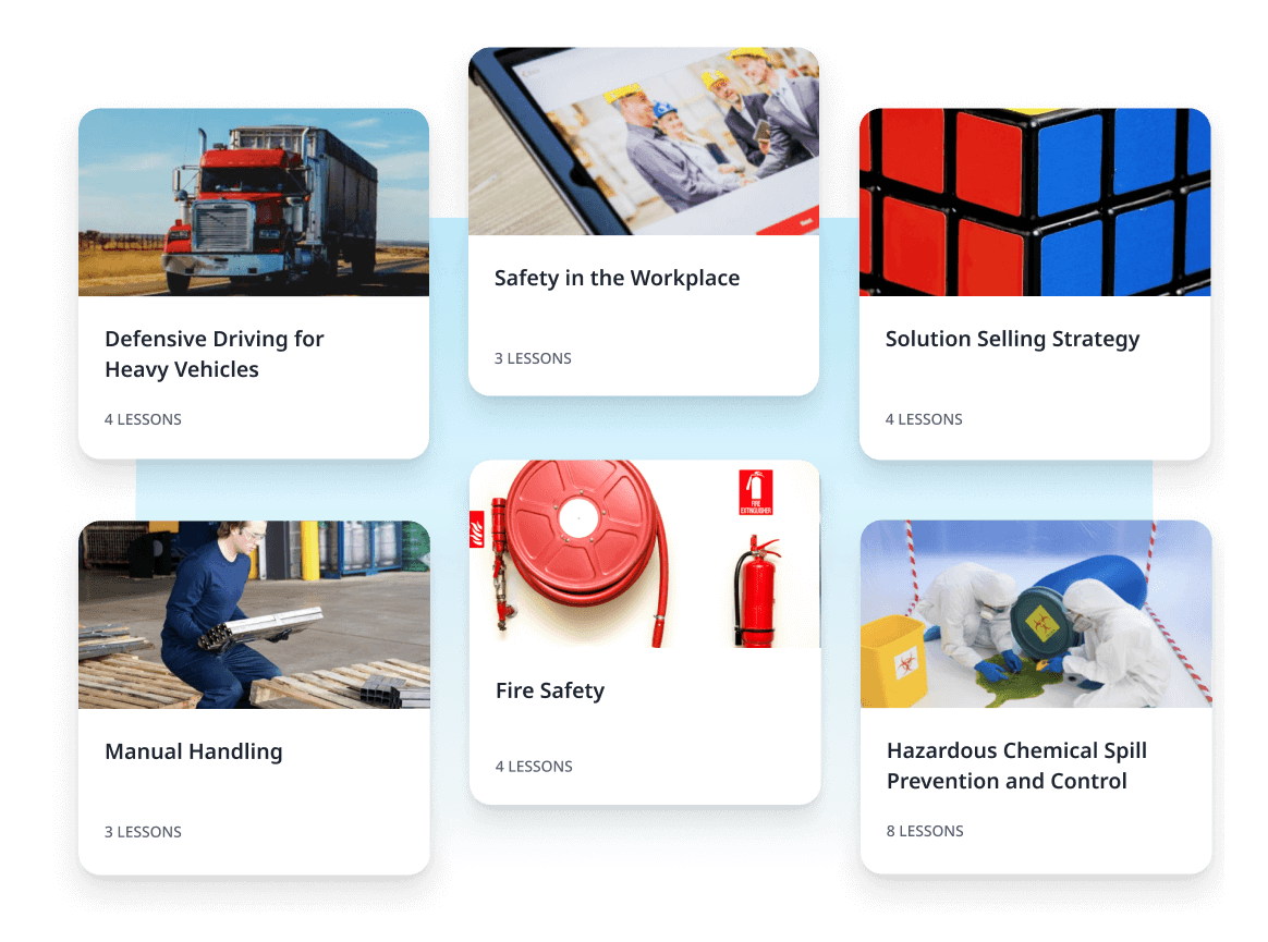 Editable course library
