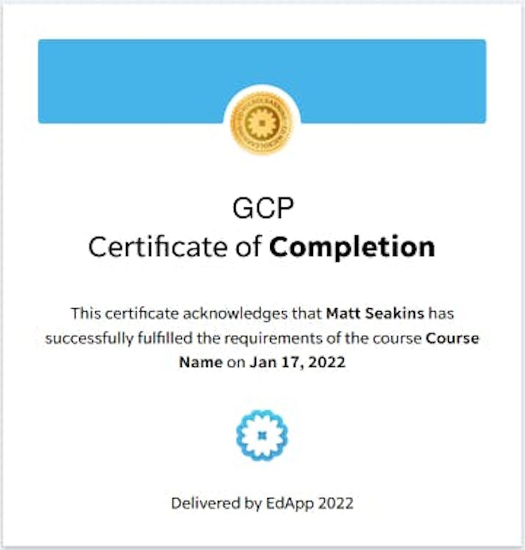 gcp certificate