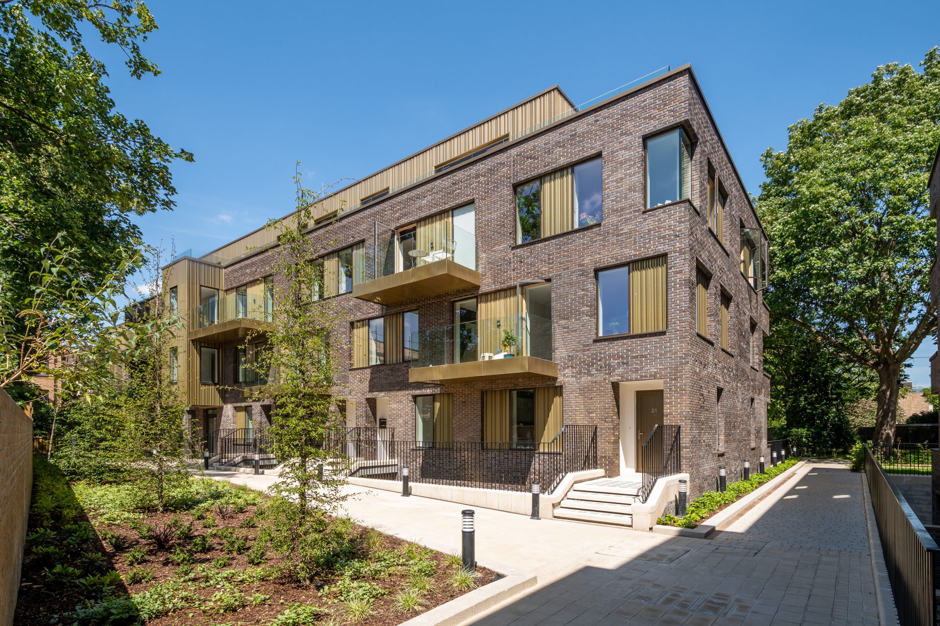 Image of a home and gardens