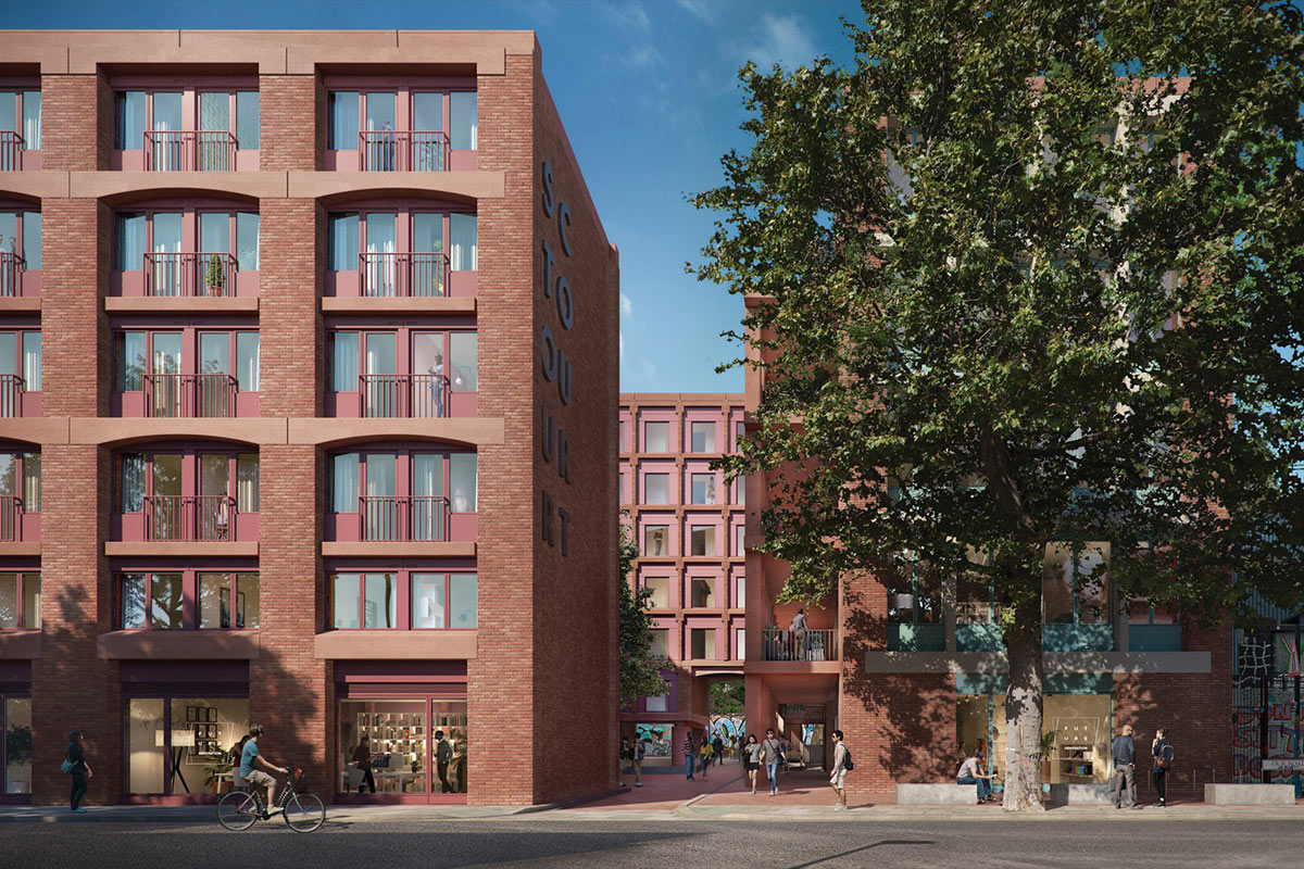 Image of front of student accommodation building