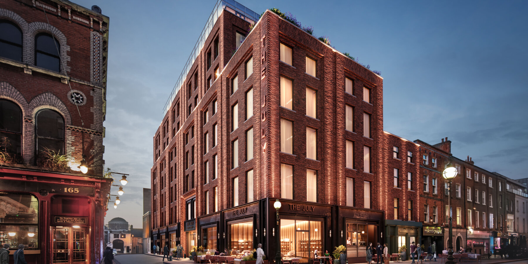 Digital image of new hotel