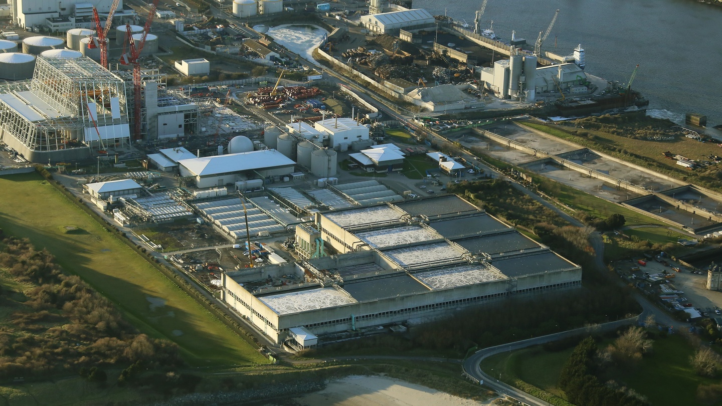Image of a water treatment facility