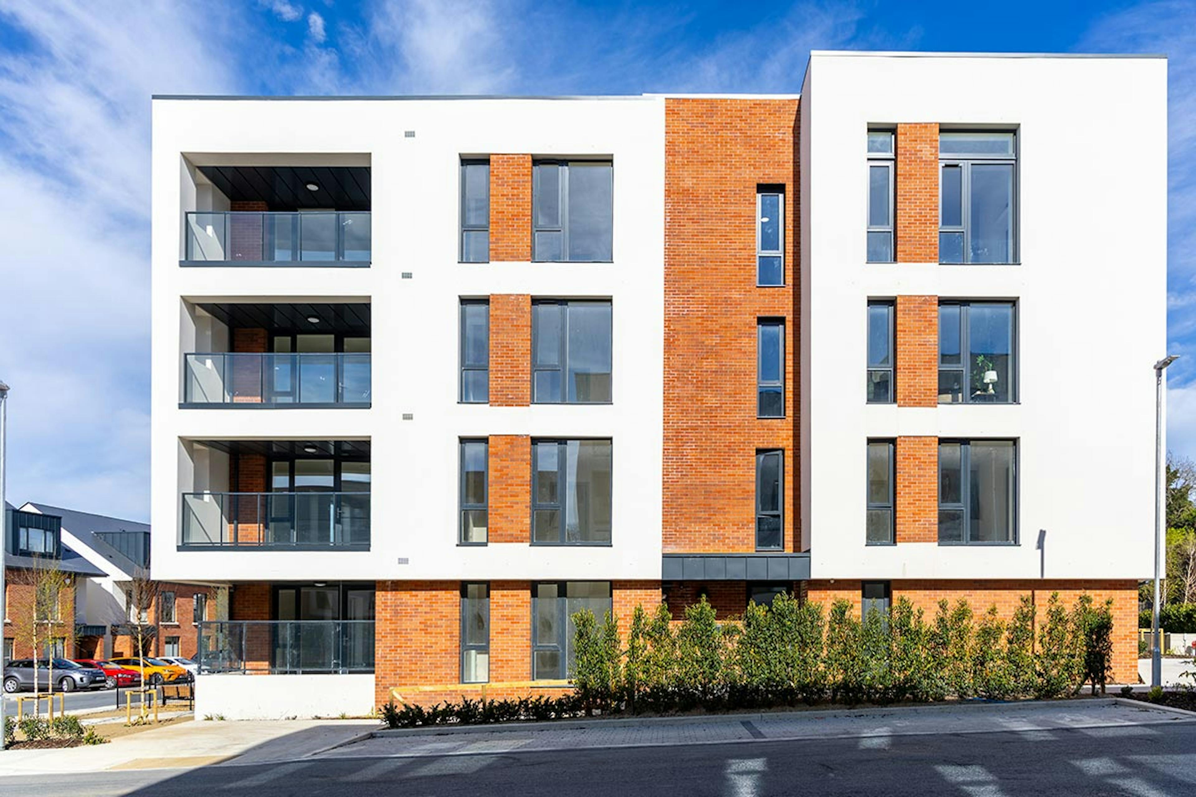 complete block of apartments