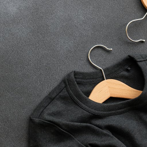 T-Shirts on hangers