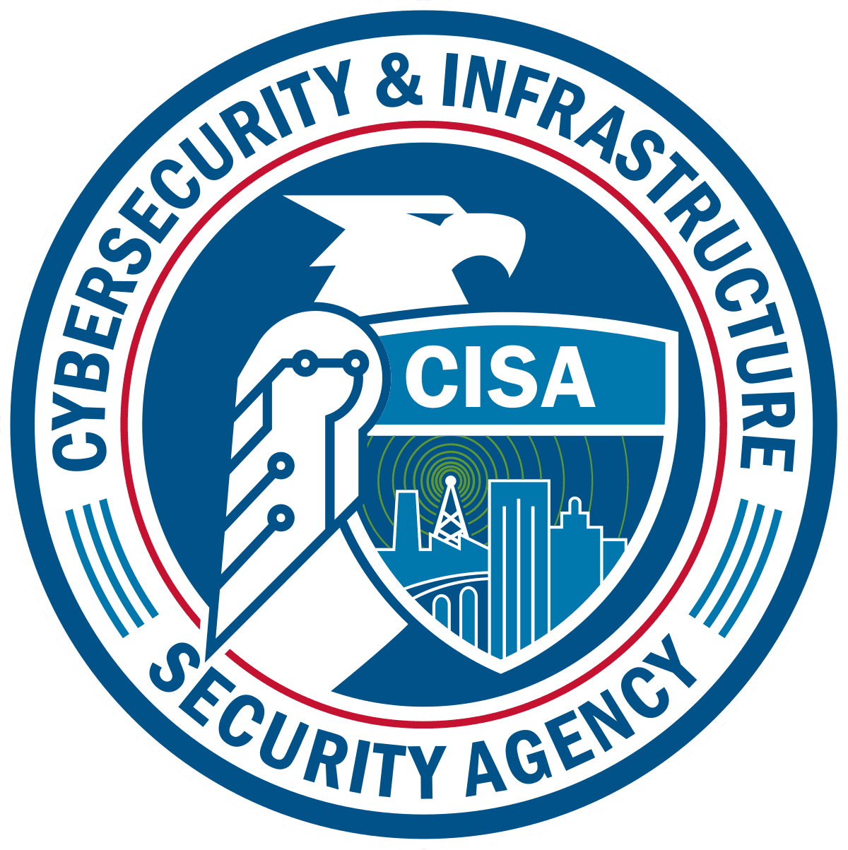 Cybersecurity & infrastructure security agency logo