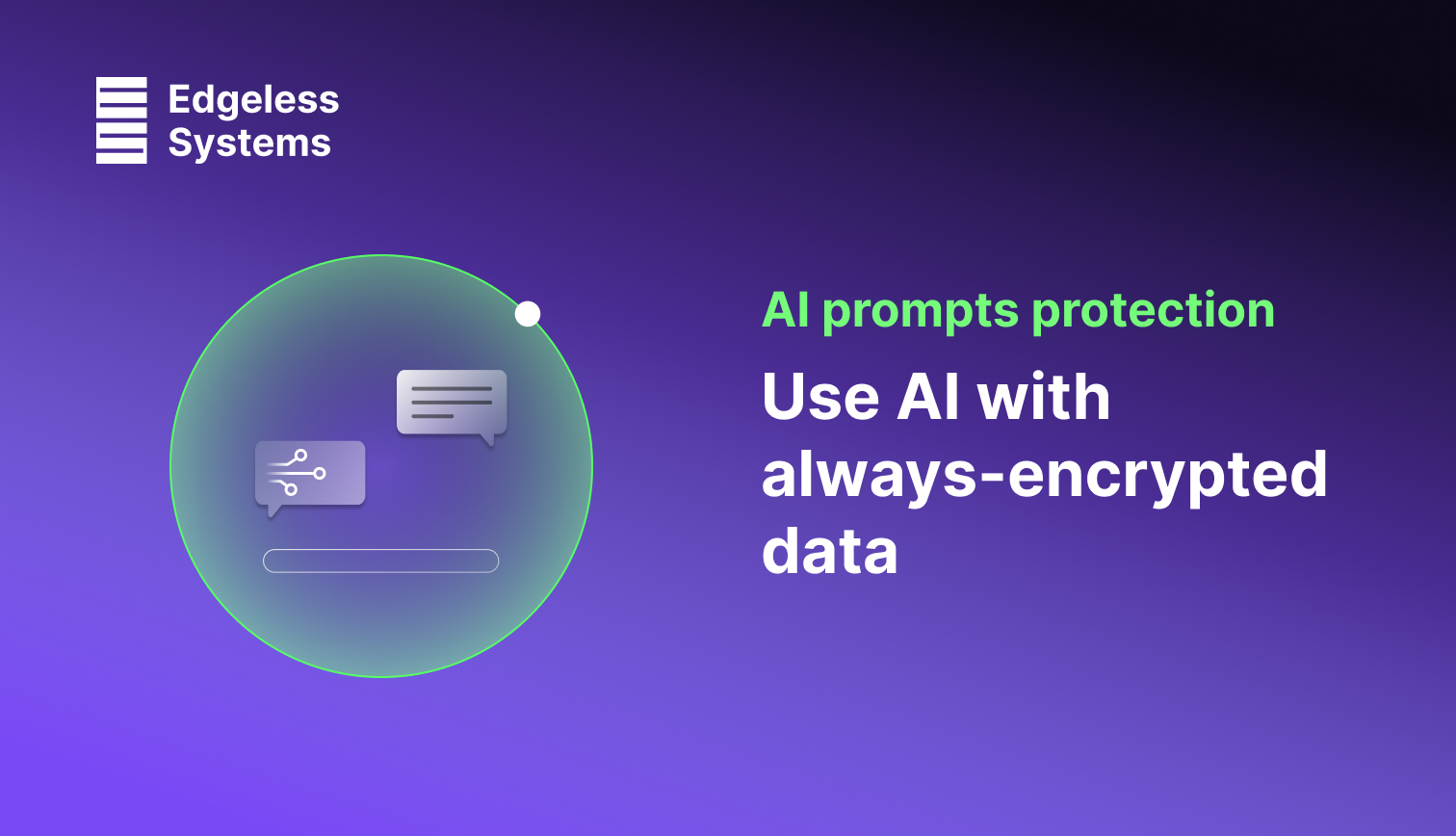 AI prompts protection - Use AI with always-encrypted data