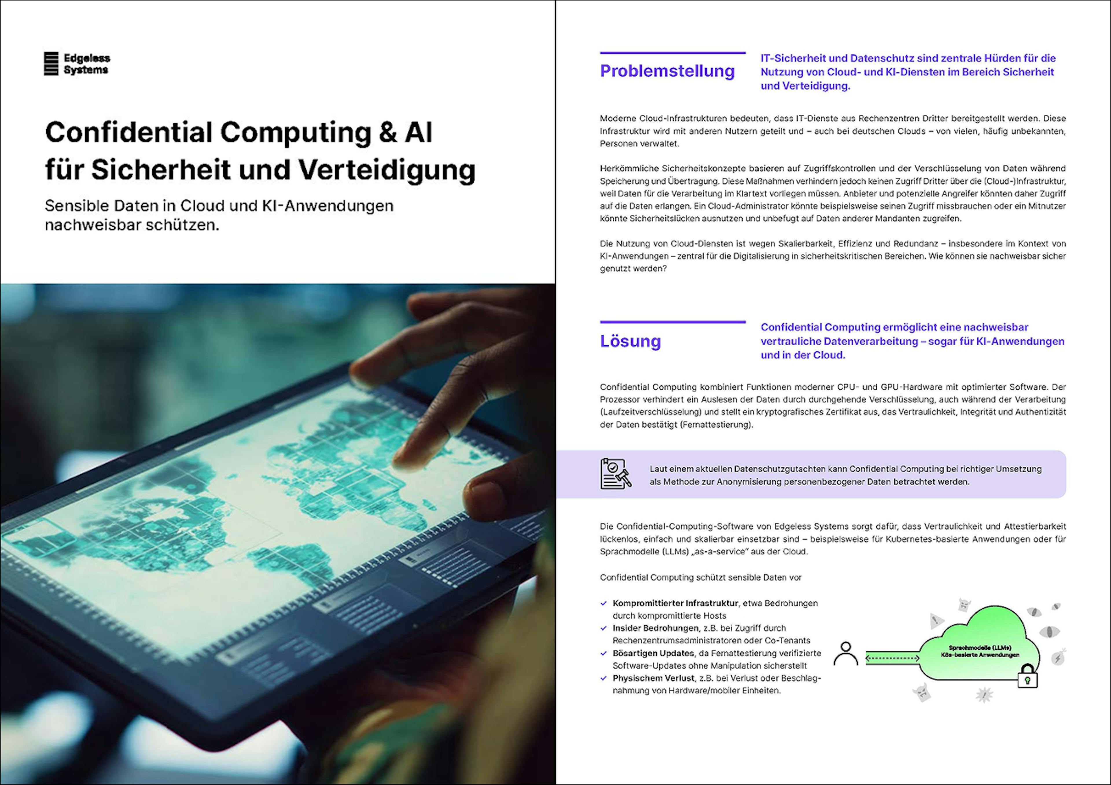 Confidential computing für Verteidigung