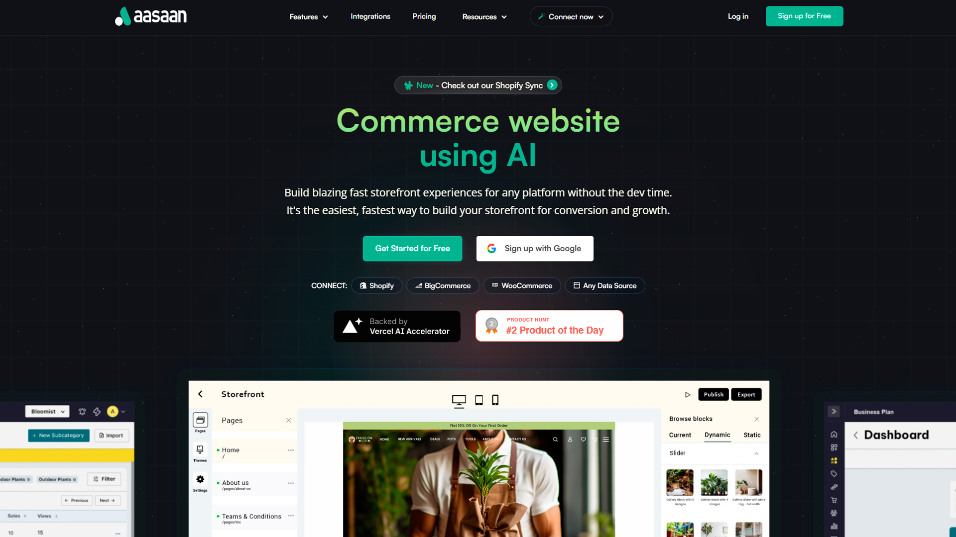 Aasaan ai website builder