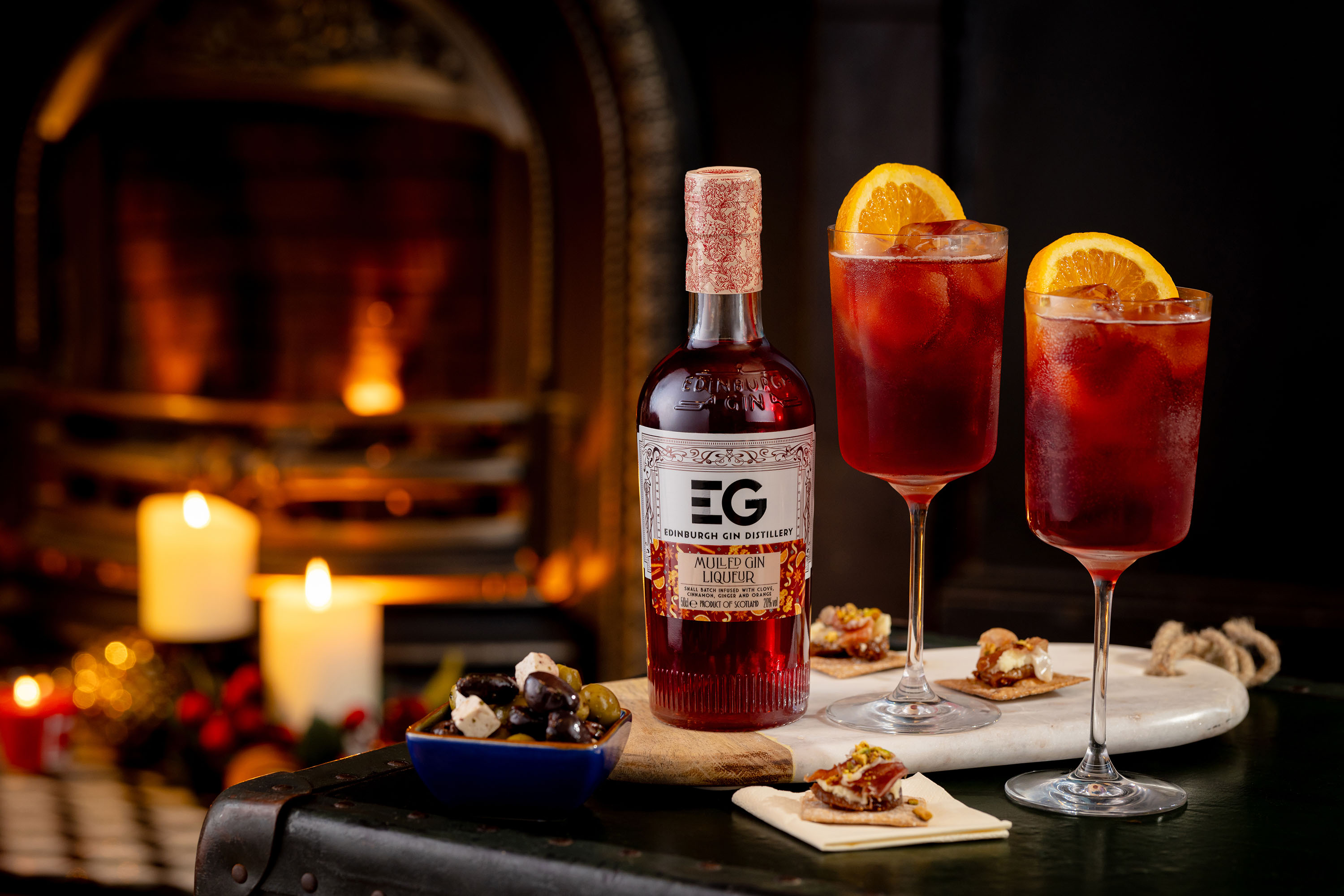 Mulled Gin Spritz Cocktail Recipe Edinburgh Gin