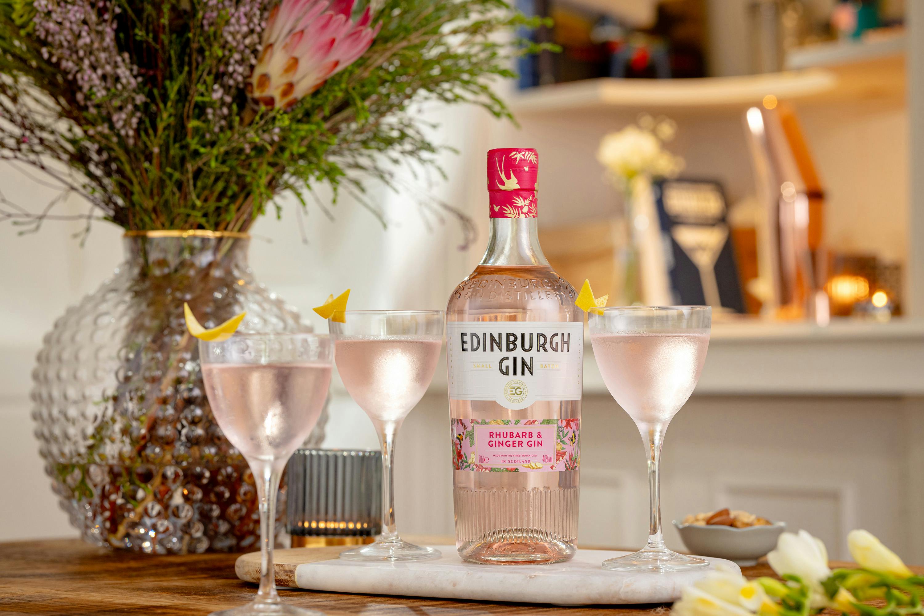 Rhubarb & Ginger Gin Edinburgh Gin