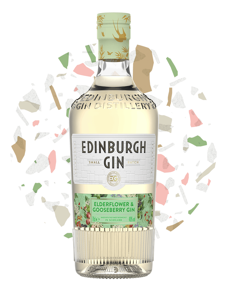 Elderflower & Gooseberry Gin Edinburgh Gin
