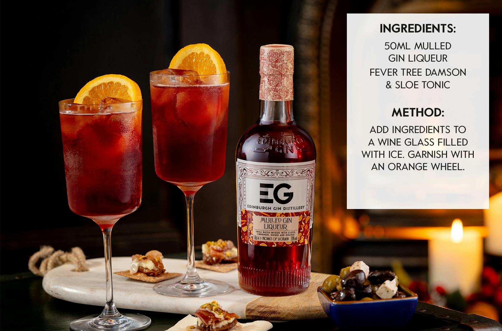 Mulled Gin Liqueur Cocktails Best Served Shared Edinburgh Gin