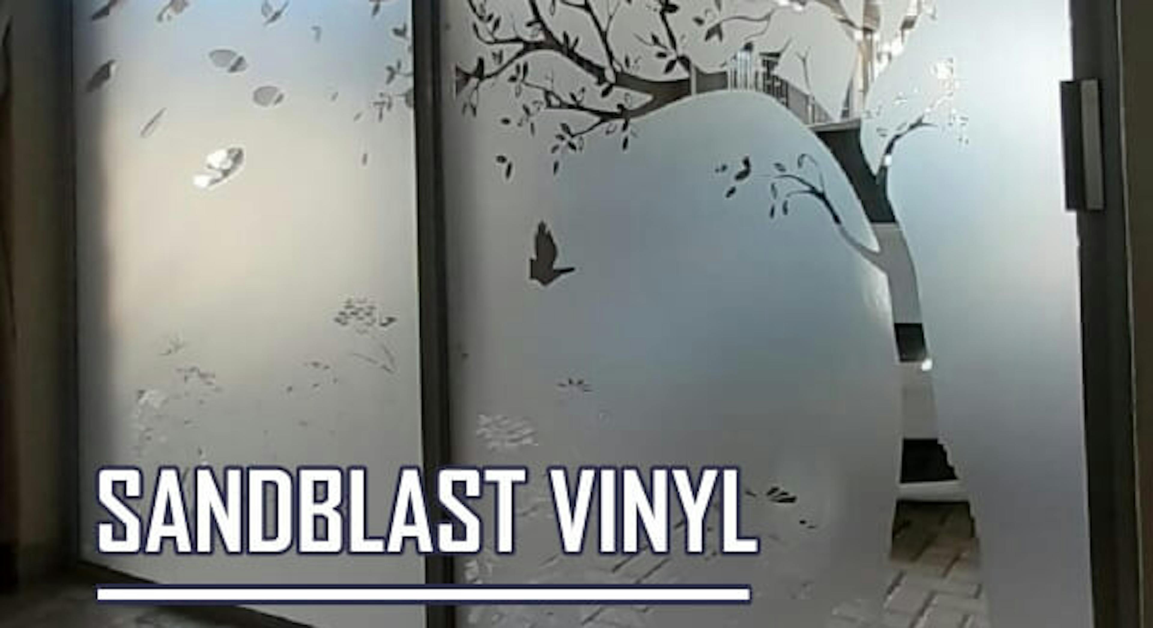 Sandblast Vinyl