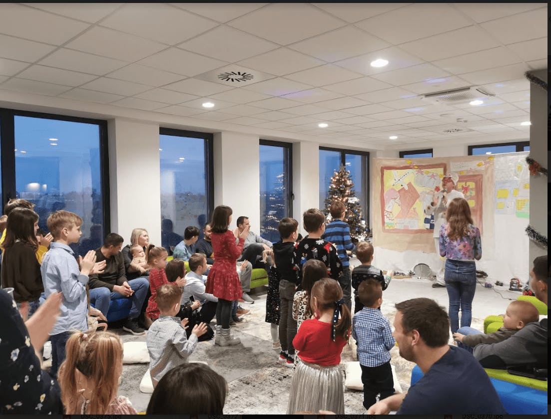 Nearly 50 children attended this year's Kids' Christmas Show