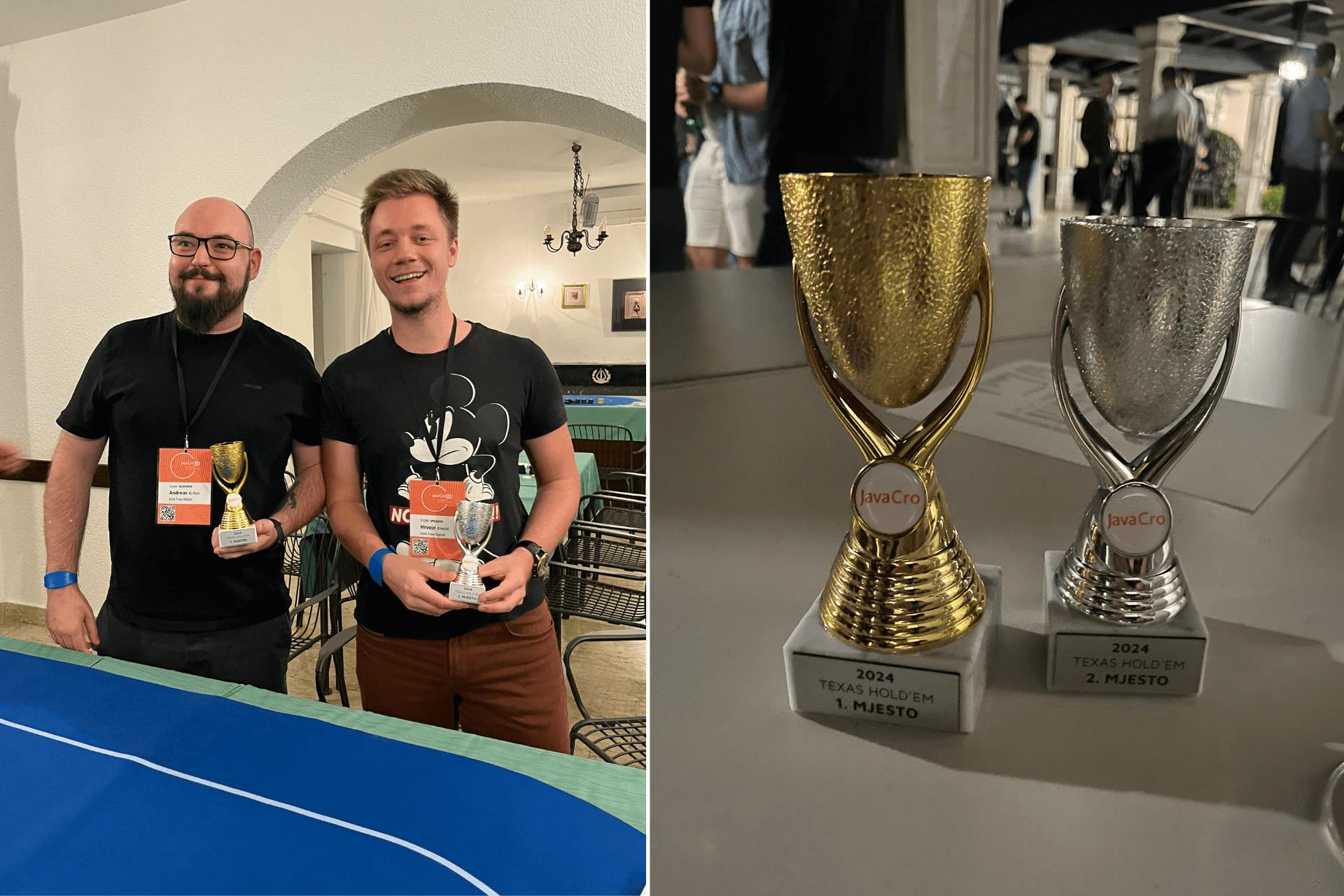 Texas hold'em winners at JavaCro'24