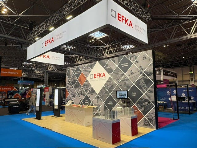 EFKA stand at The Sign Show