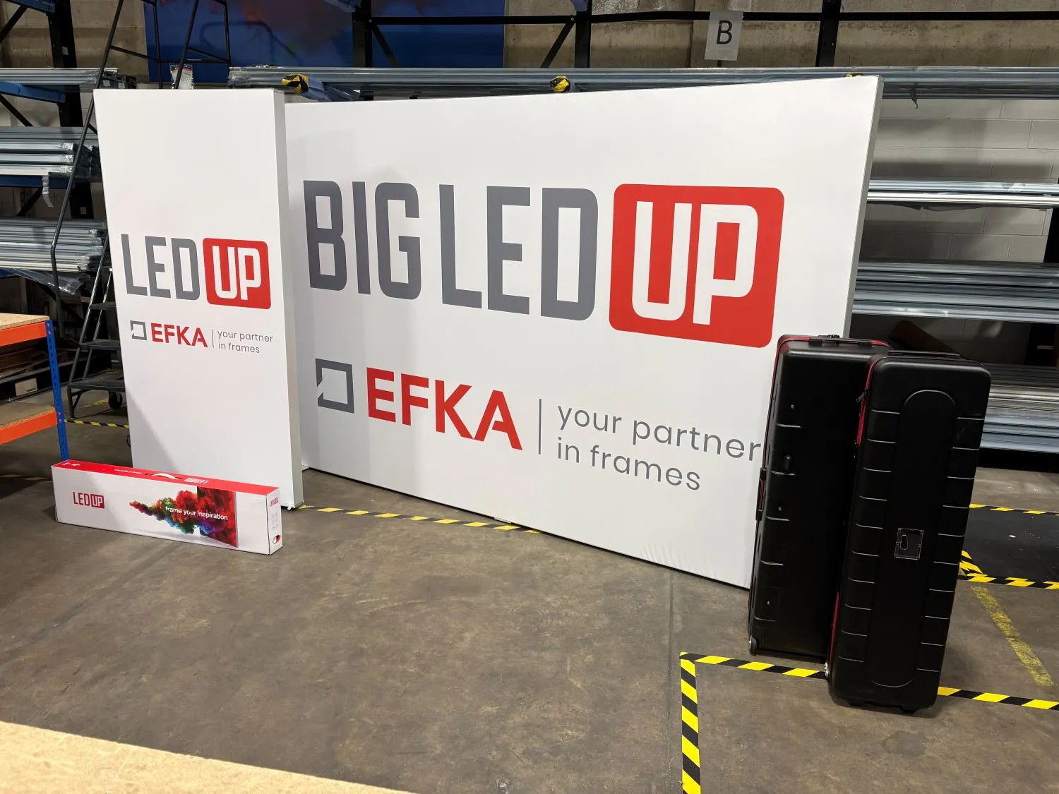 led up pop up lightbox