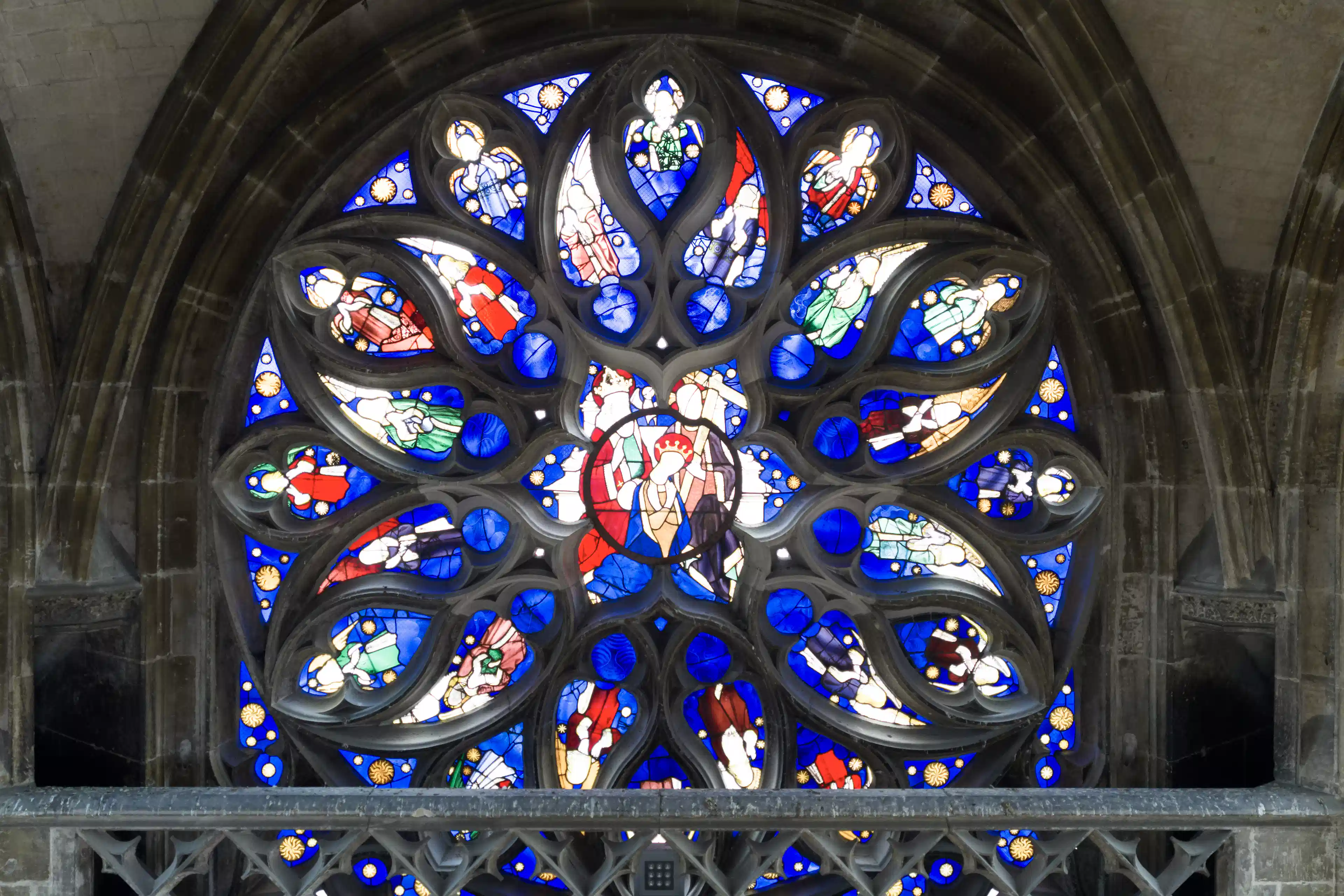 Rosace - Eglise Saint Maclou Rouen