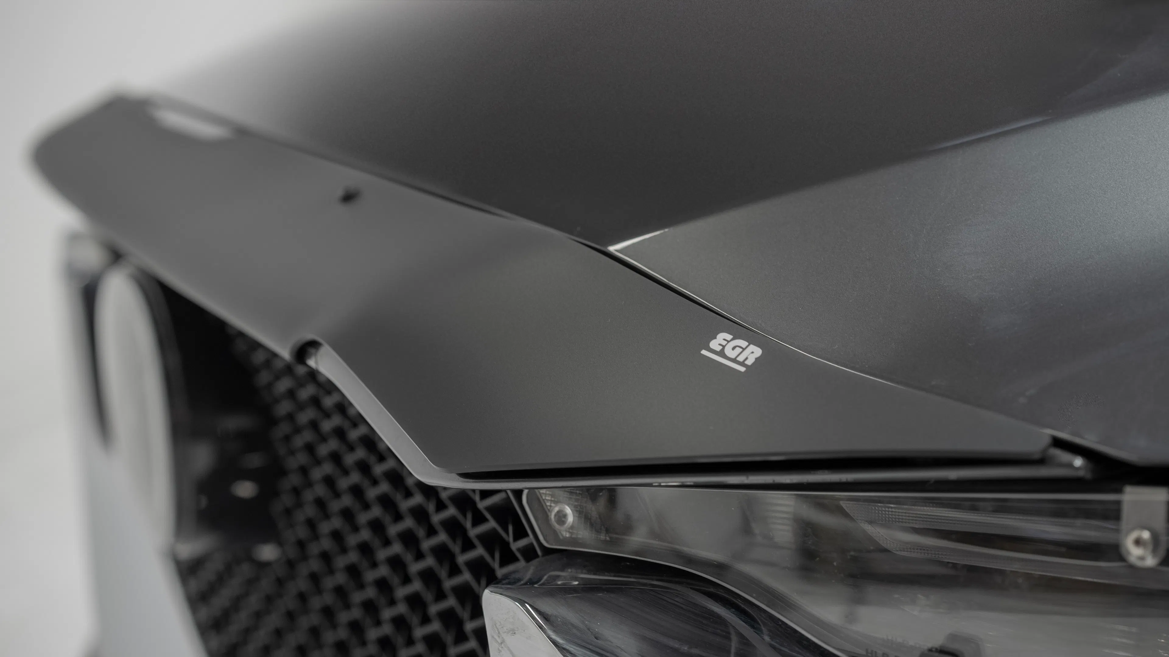 Close-up of an EGR Bonnet Protector fitted along the front edge of a Ute bonnet