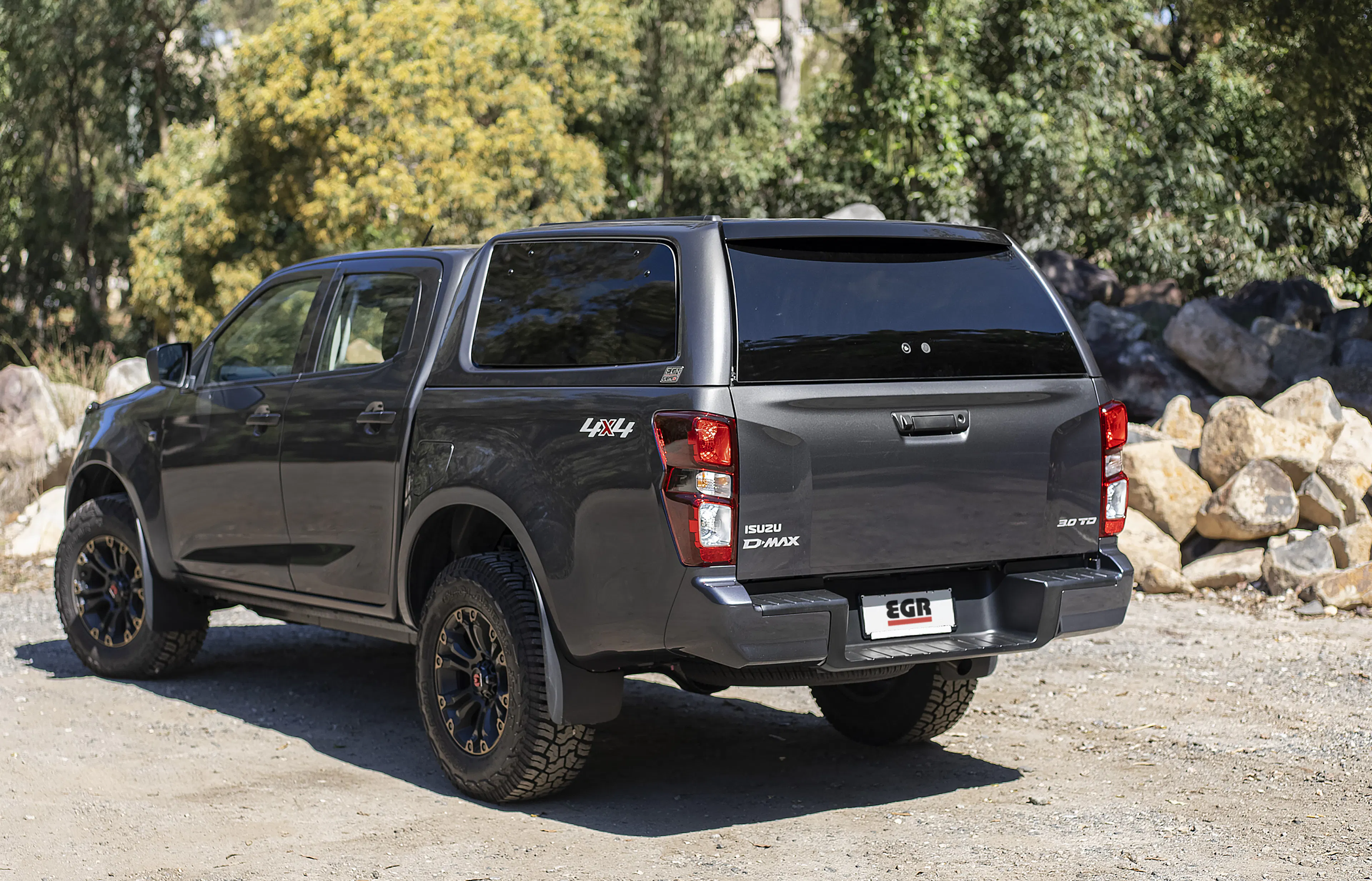 Isuzu D-Max fitted with EGR Canopy for work touring and everyday use