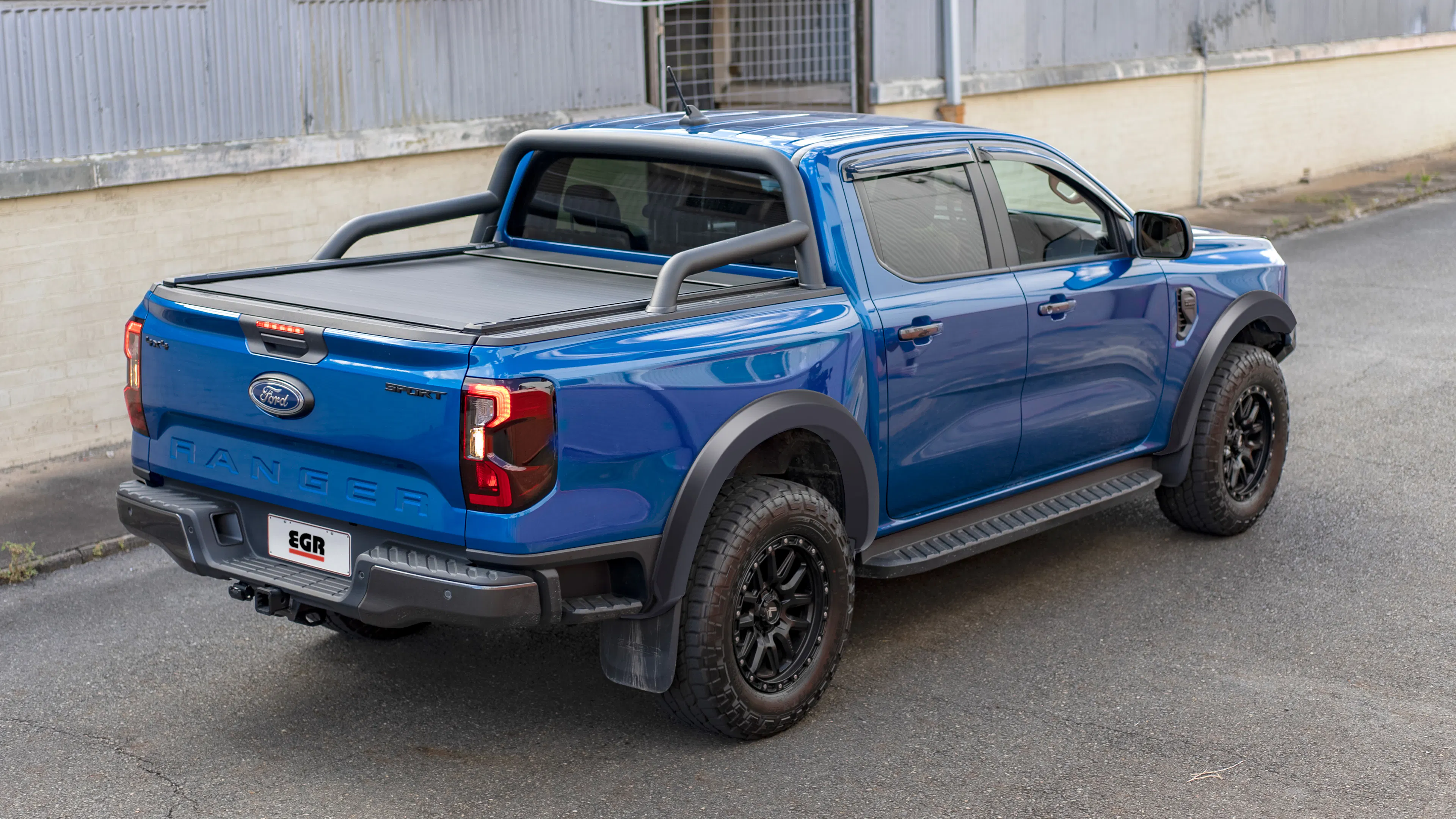 Close-up of an EGR GEN3 Canopy roof detail fitted to a Ford Ranger RA