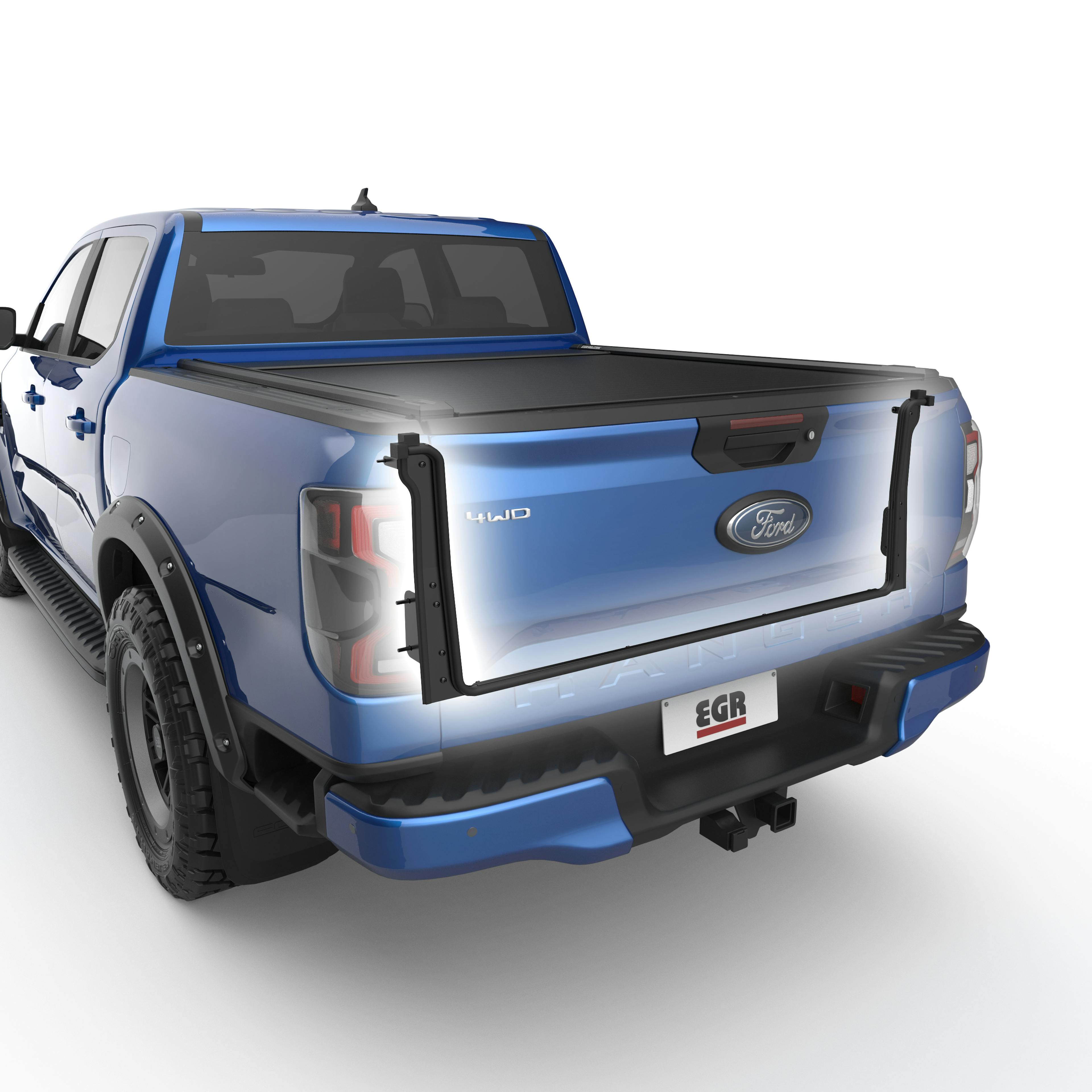 blue ford ranger with dust defense kit