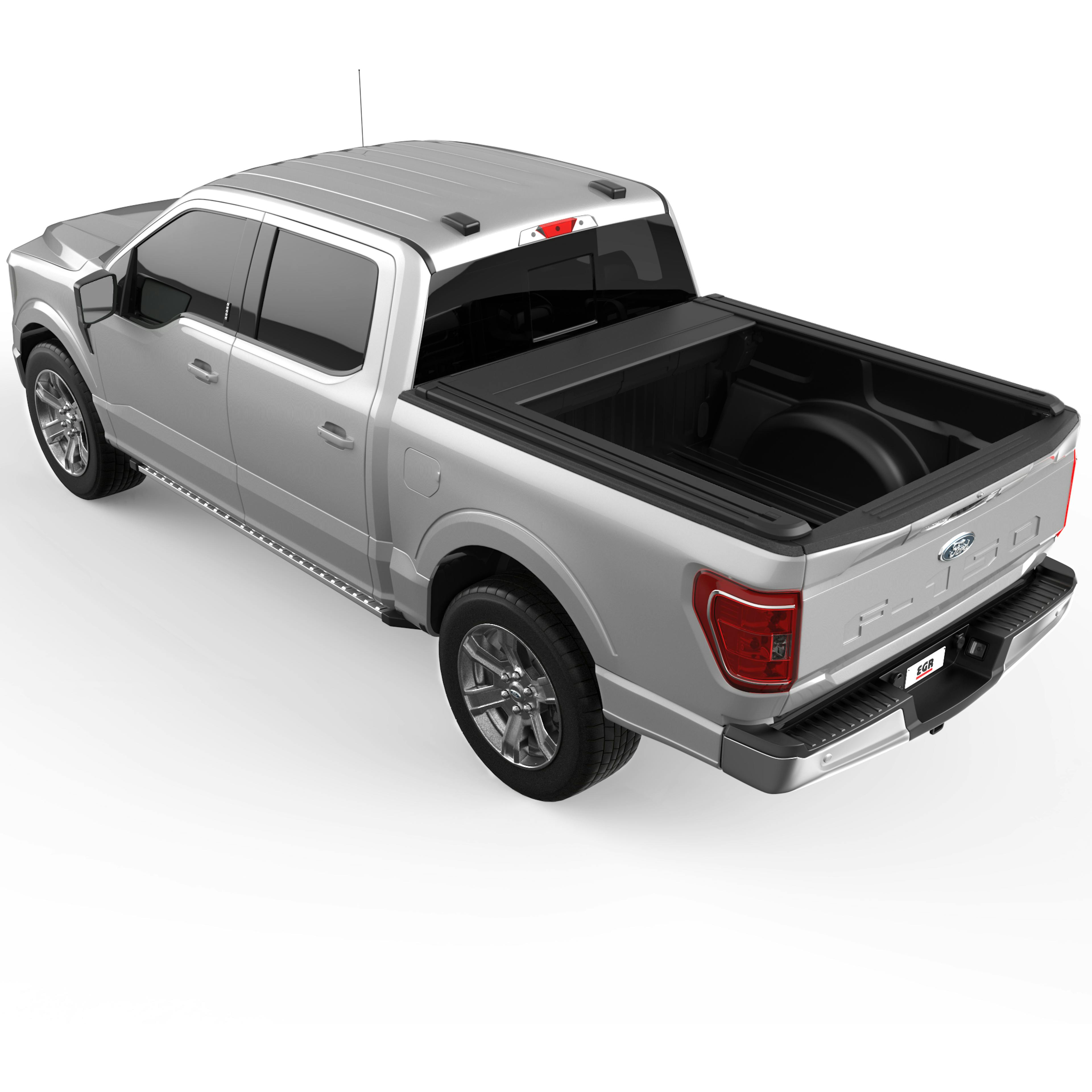 F150 Truck bed cover mounted