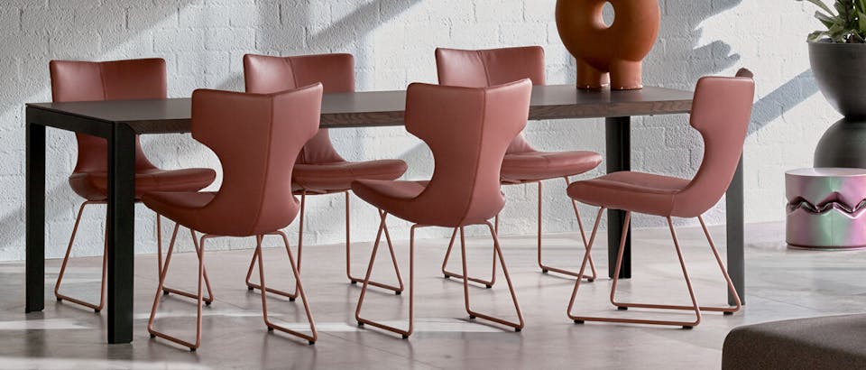 Leolux eetkamerstoelen Eijerkamp