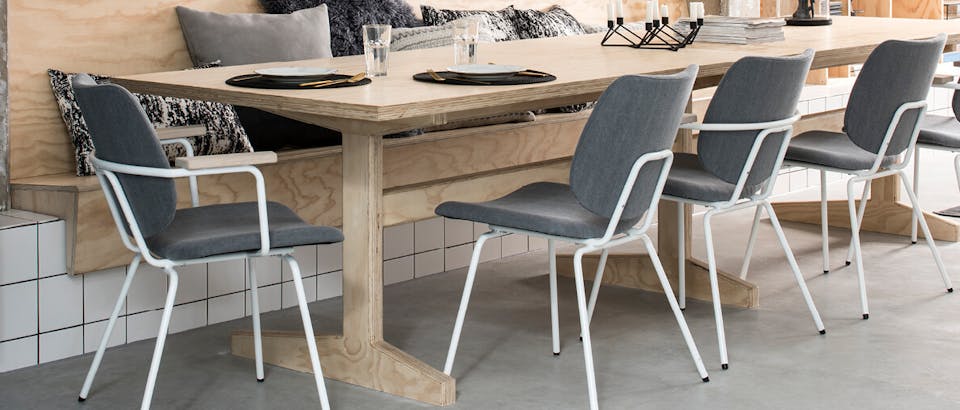 Eetkamerstoelen grijs Eijerkamp