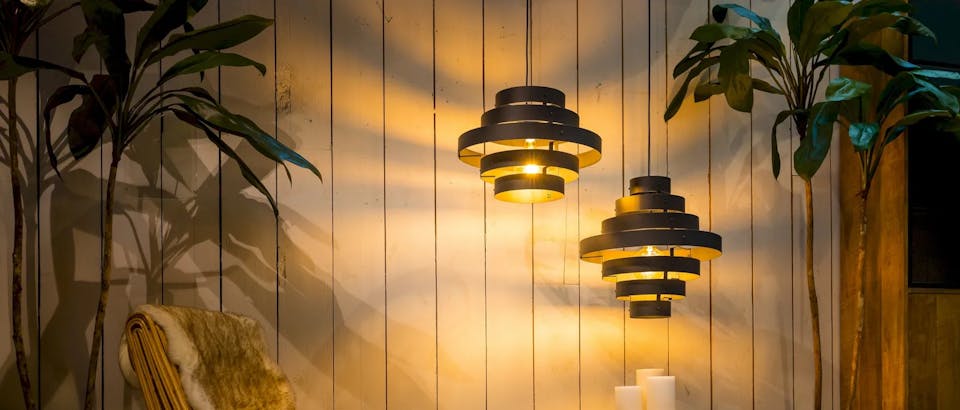 grijze hanglampen bij Eijerkamp