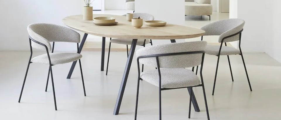 moderne eettafels bij Eijerkamp