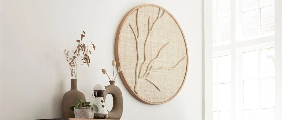 ronde wanddecoratie bij Eijerkamp