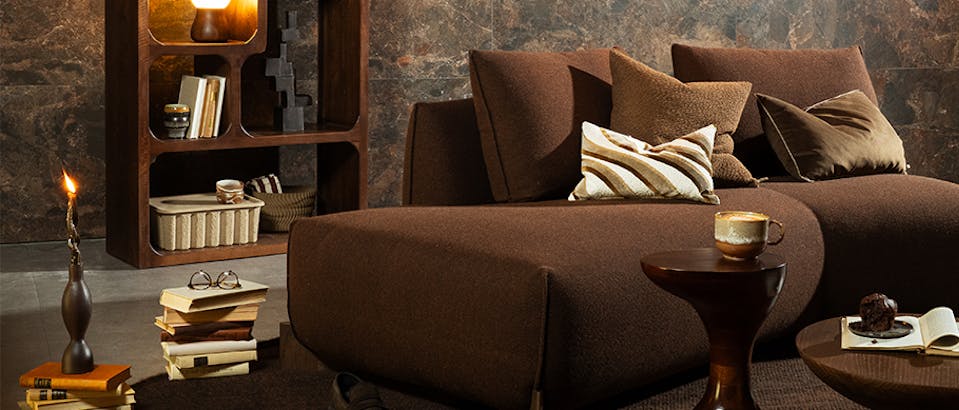 Bruin interieur in woontrend bold coffee