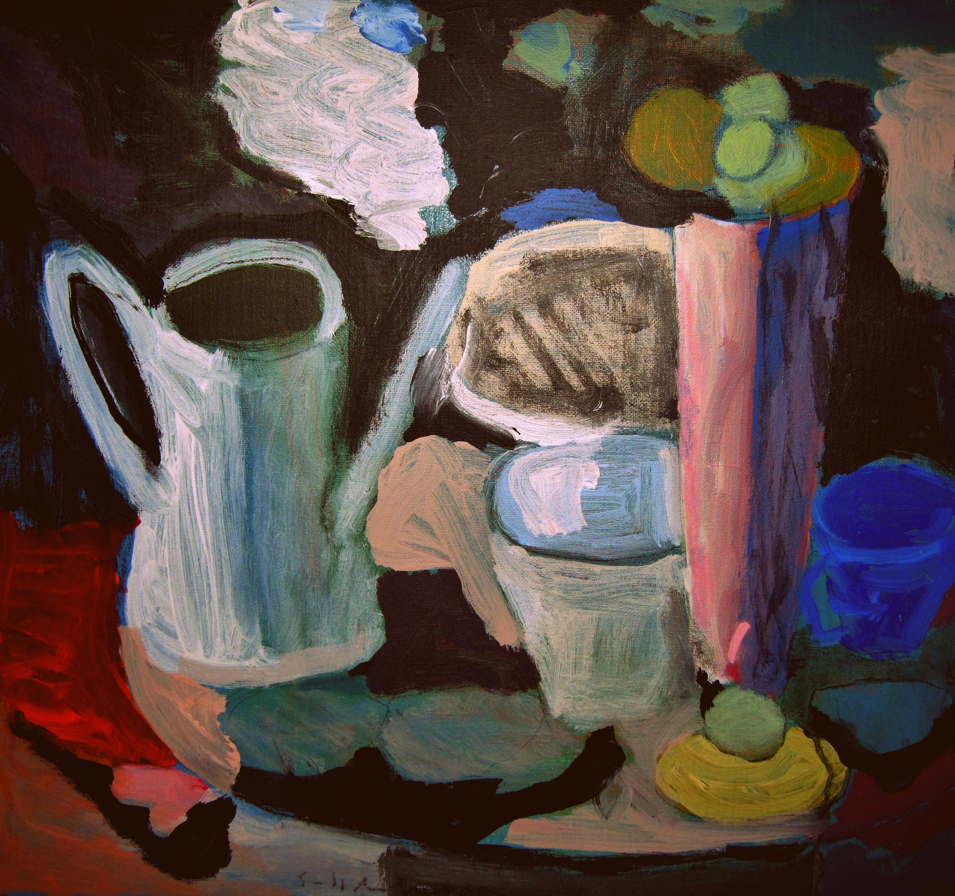 Kahville! 50cm x 50cm, akryyli, 2010