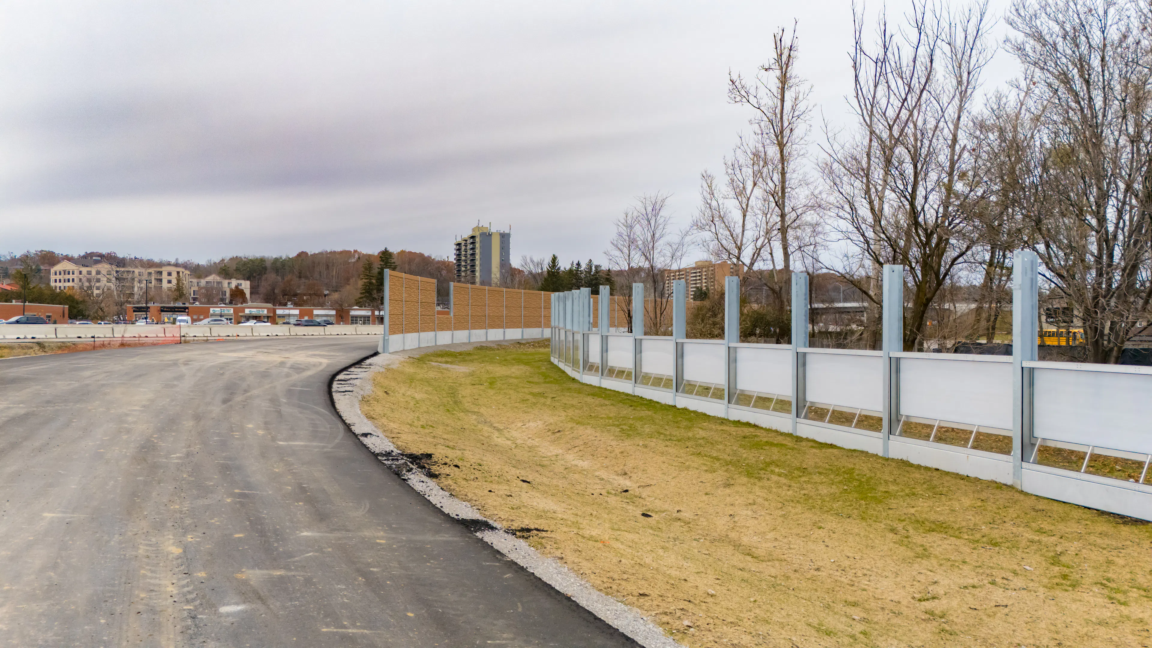 The Smogstop wall in barrie