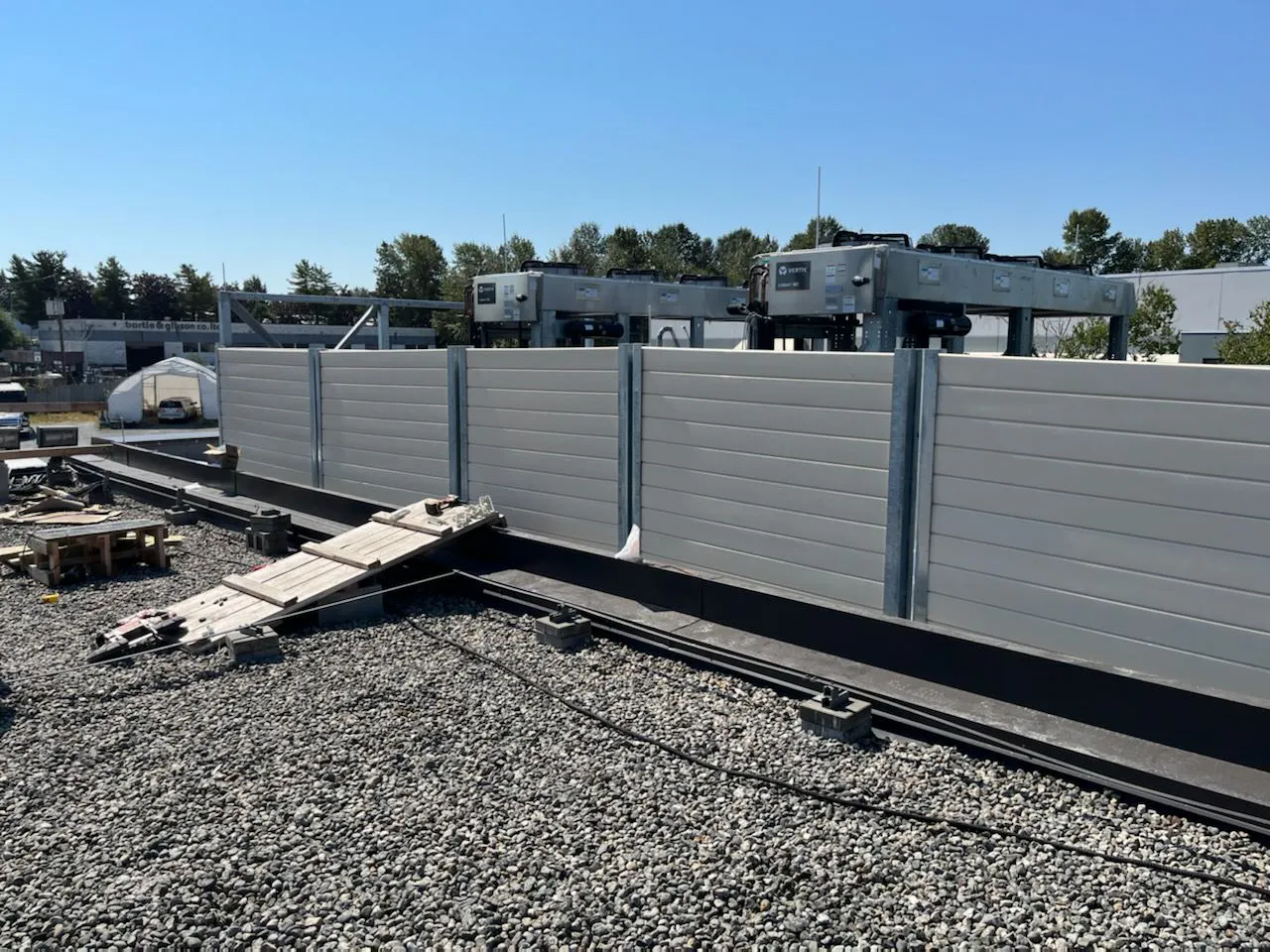 Absorptive Noise Walls Protect Surrey Neighborhood