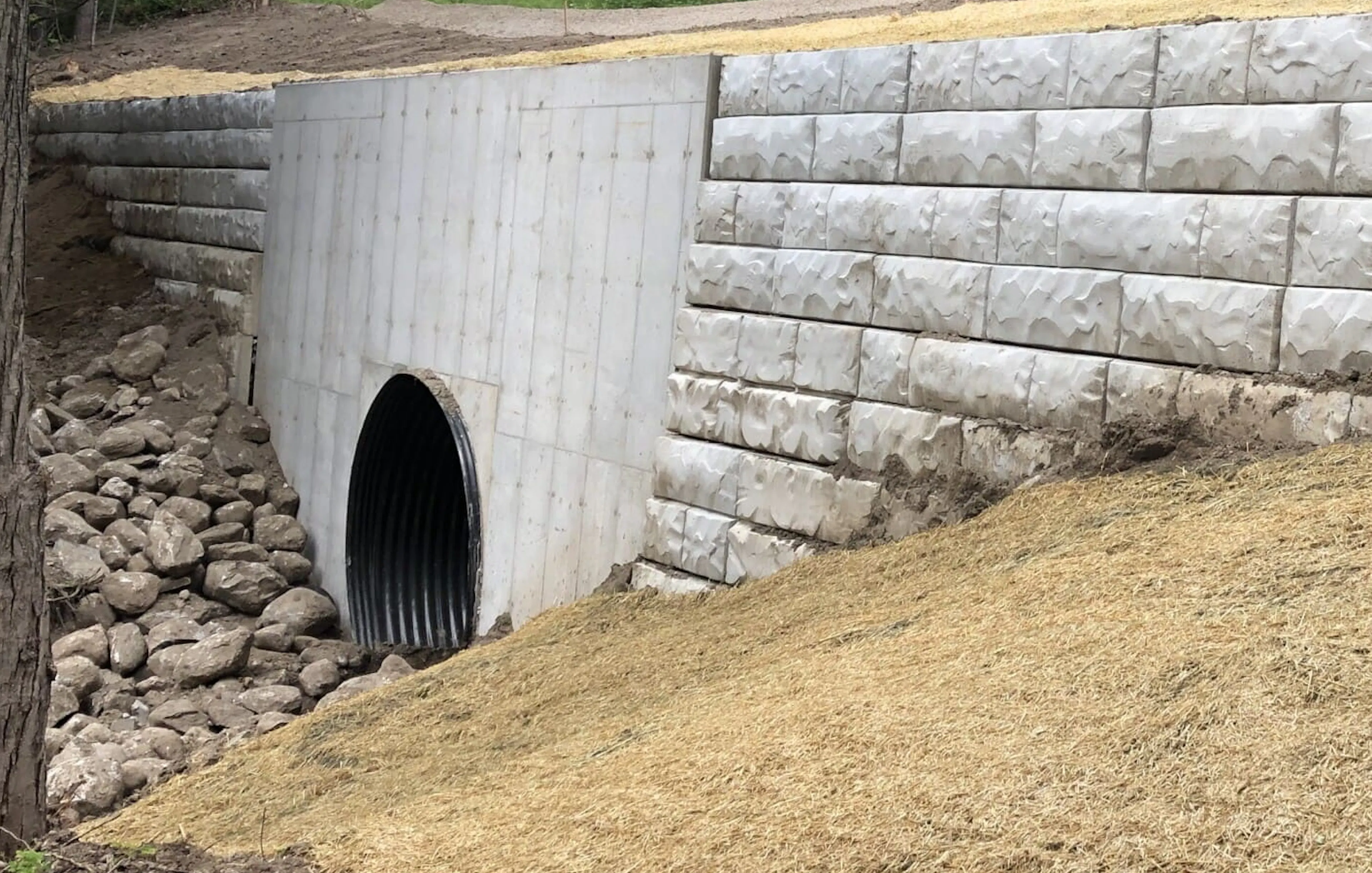 Extended Geogrid Solves Poor Soil at Township Project