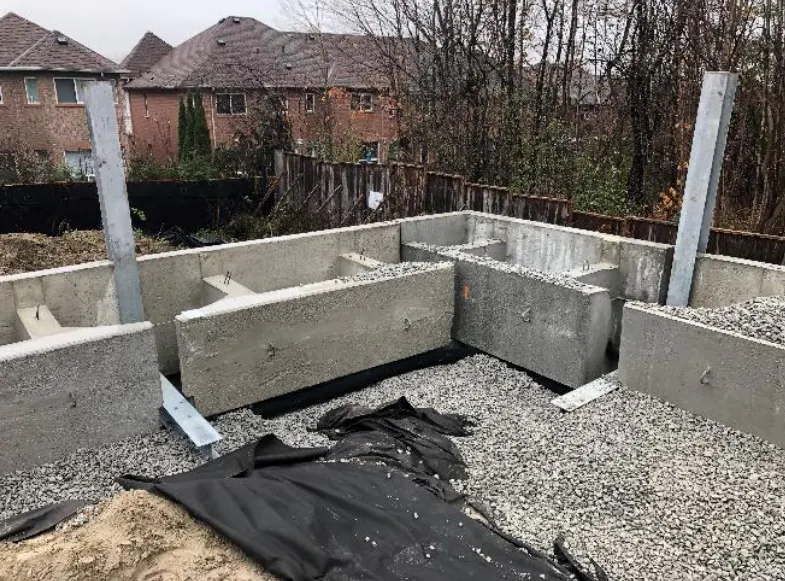 Senior Living Tower Gets Integrated Retaining Wall Solution